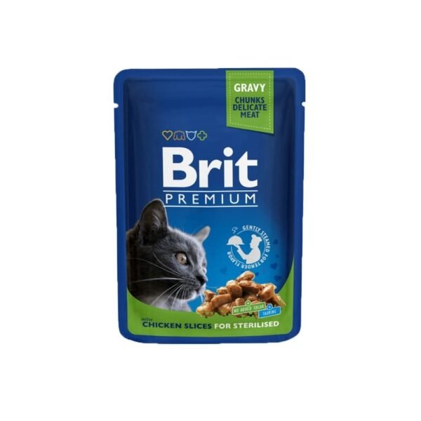 Brit Premium Wet Cat Food In Gravy 100g Set